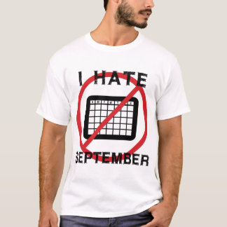 Camiseta Eu Odeio Setembro