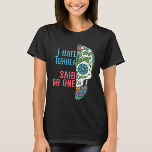 Camiseta Eu Odeio Tequila Dizia Que Ninguém Pecava Açúcar C