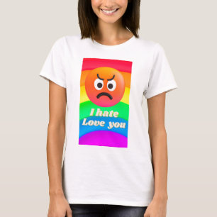 Camiseta Eu odeio você
