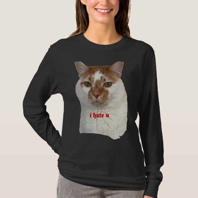 Camiseta Eu Odeio Você, Pessoas Slogans (Frente)