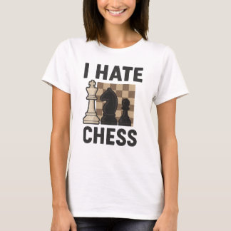 Camiseta Eu Odeio Xadrez