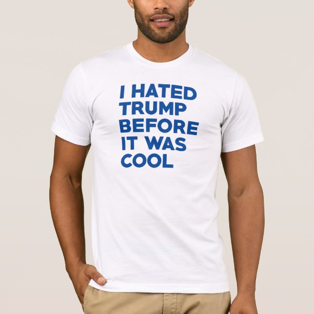 Camiseta Eu Odiava Trump (Frente)