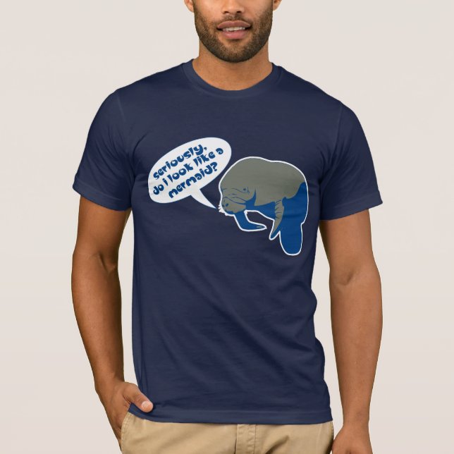 Camiseta Eu olho como uma sereia? (Frente)