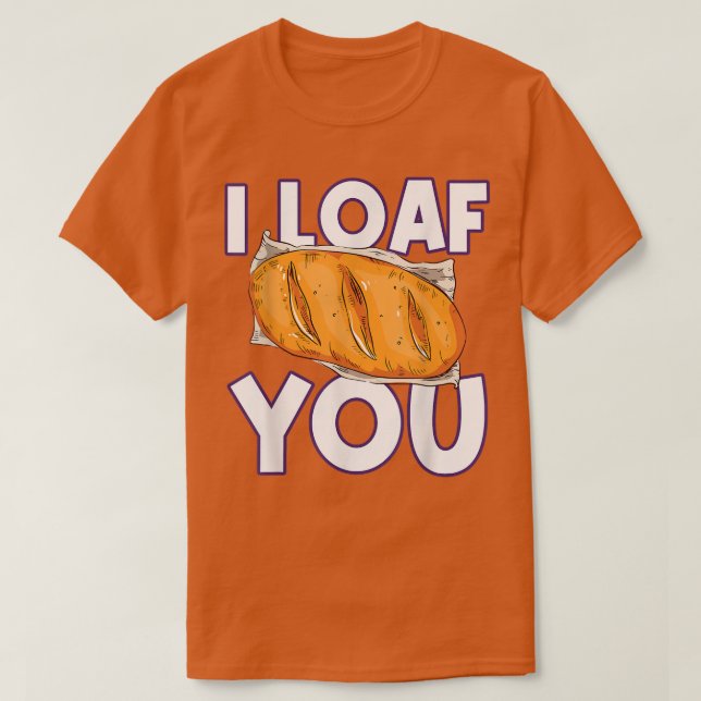 Camiseta Eu Olho Para Você Pão Fazendo (Frente do Design)