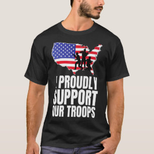 Camiseta Eu Orgulho-me de apoiar a Design Veterana das Noss