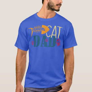Camiseta Eu Orgulhoso Pai De Gato, Melhor Dia de os pais De