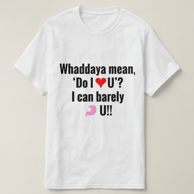 Camiseta Eu ouço a camisa? (Frente do Design)