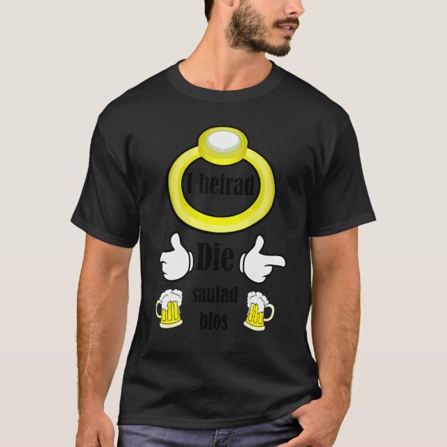 Camiseta Eu ouvi a festa de bebida apenas Despedida de Solt (Frente)