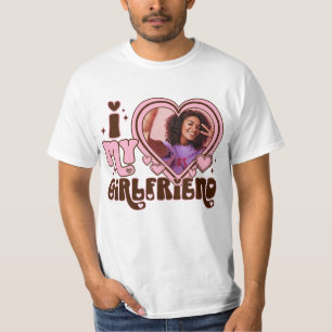 Camiseta Eu OUVI meu namorada personalizado amor de fotos