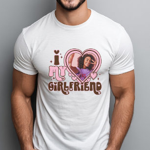Camiseta Eu OUVI meu namorada personalizado amor de fotos