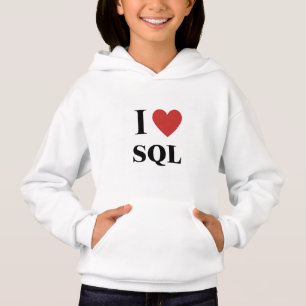 Camiseta Eu ouvi o SQL Kids Hoodie
