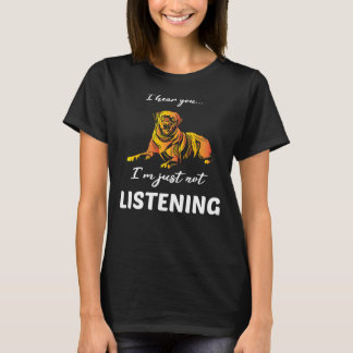 Camiseta Eu Ouvi Você Que Não Estou Ouvindo Labrador