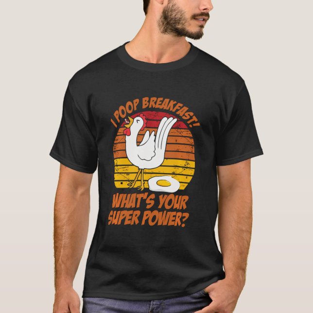 Camiseta Eu Pago Café Da Manhã Qual É O Seu Galho Super Pot (Frente)