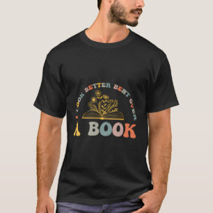 Camiseta Eu Pareço Melhor Curto Sobre Um Livro De Dois Lado