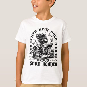 Camiseta Eu Pareço Melhor Curvado Sobre Um Livro Orgulhoso