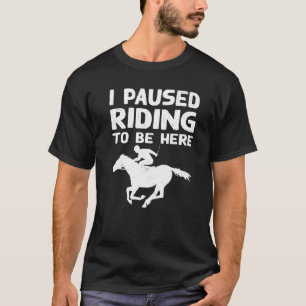 Camiseta Eu Parei De Andar Para Ficar Aqui Com Cavaleiro De