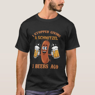 Camiseta Eu Parei De Dar Uma Cerveja Schnitzel 3 Ago Oktobe