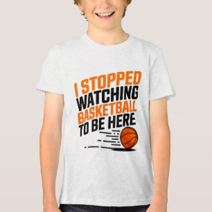 Camiseta Eu Parei De Ver Basquete Para Estar Aqui