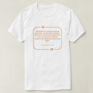 Camiseta Eu Passarei por Este Caminho Somente Uma Vez
