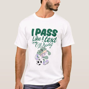 Camiseta Eu passo como se eu mandasse mensagens, tarde e er