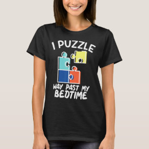 Camiseta Eu Passo Quebra-cabeça Passado Pelos Meus Pais Que