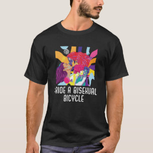 Camiseta Eu Passo Um Bicicleta Bissexual Rainbow Pride L