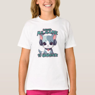 Camiseta Eu Pausar Meu Jogo Para Me Formar Gamer Gato Engra