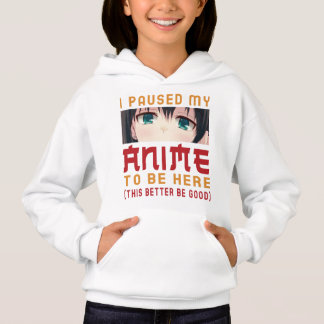 Camiseta Eu Pausei Meu Anime Para Estar Aqui Presente Otaku