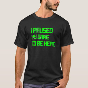 Camiseta Eu Pausei Meu Video games De Jogo Console Gaming E