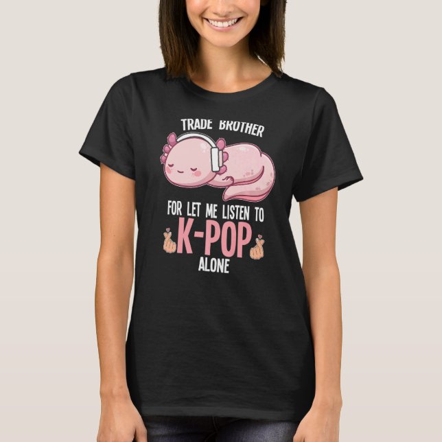 Camiseta Eu Pausei Minha Pop Canção Coreia Do Sul Pop (Frente)