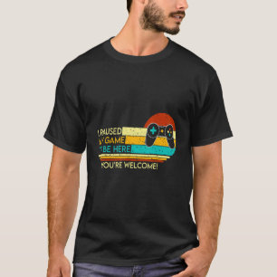 Camiseta Eu Pauso Meu Jogo Para Estar Aqui Jogador