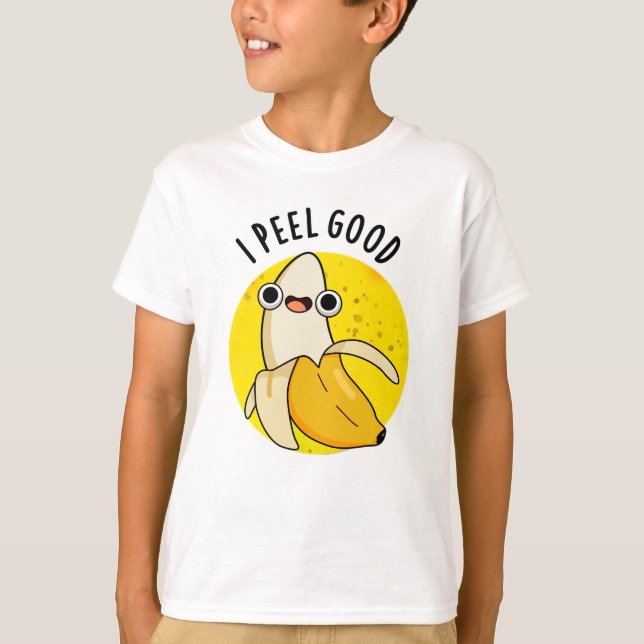 Camiseta Eu Peço Boa Fruta Engraçada Banana Pun (Frente)