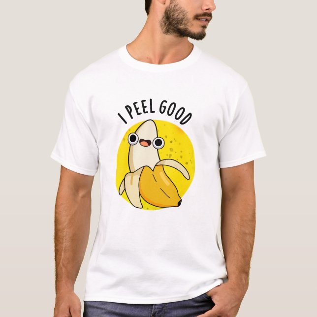 Camiseta Eu Peço Boa Fruta Engraçada Banana Pun (Frente)