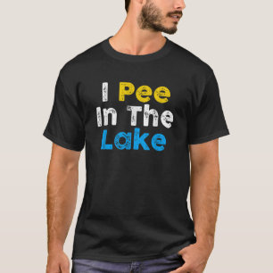 Camiseta EU PEÇO NO LAGO FELIZ Barco De Férias De Verão Sw