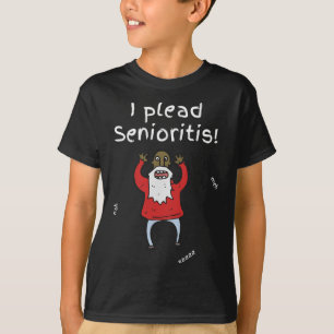 Camiseta Eu Peço Senioristis. Homem Idoso Mulher Envelhecim