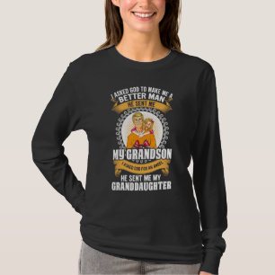 Camiseta Eu Pedi A Deus Para Me Fazer Um Homem Melhor Que E