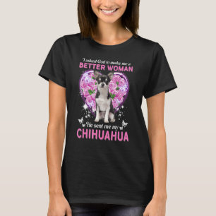 Camiseta Eu Pedi A Deus Para Me Fazer Uma Mulher Melhor Que