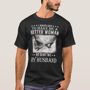 Camiseta Eu Pedi A Deus Para Me Fazer Uma Mulher Melhor Que