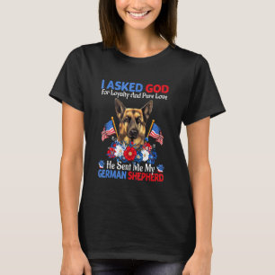 Camiseta Eu Pedi A Deus Por Lealdade E Amor Puro Sheph Alem