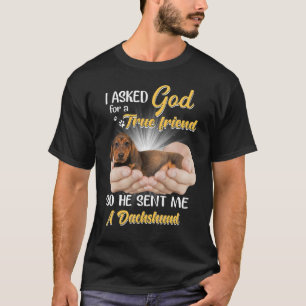 Camiseta Eu Pedi A Deus Um Amigo Verdadeiro E Ele Me Enviou