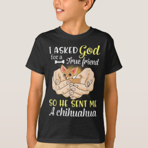 Camiseta Eu Pedi A Deus Um Amigo Verdadeiro Então Ele Me En