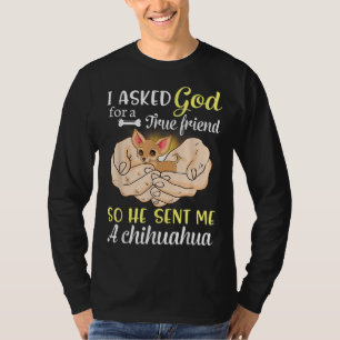 Camiseta Eu Pedi A Deus Um Amigo Verdadeiro Então Ele Me En