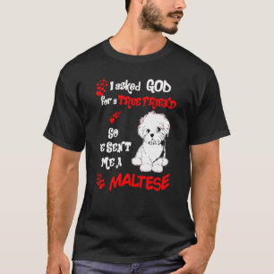 Camiseta Eu Pedi A Deus Um Verdadeiro Amigo.