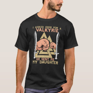 Camiseta Eu Pedi A Odin Por Um Valquírie Que Ele Me Enviou