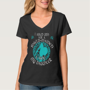 Camiseta Eu Pedi a Odin Por Uma Donzela Escudeira Lagherta
