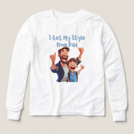 Camiseta Eu pego meu estilo de pai