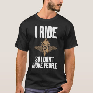 Camiseta Eu pego Pessoas Hilarious Bikers Un