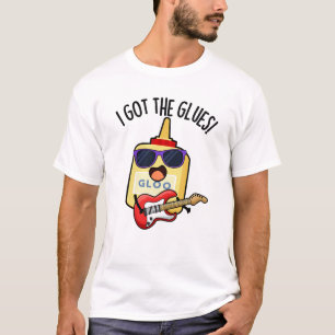 Camiseta Eu Peguei As Cola Punheta Engraçada De Blues