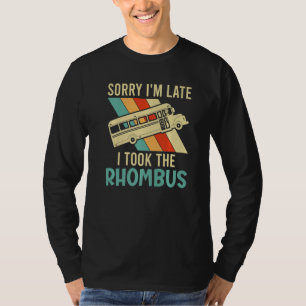 Camiseta Eu Peguei O Nerd De Matemática Rhombus Para Homens