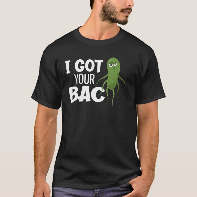 Camiseta Eu Peguei Seu Bac Bacteriologia Divertida 1 (Frente)